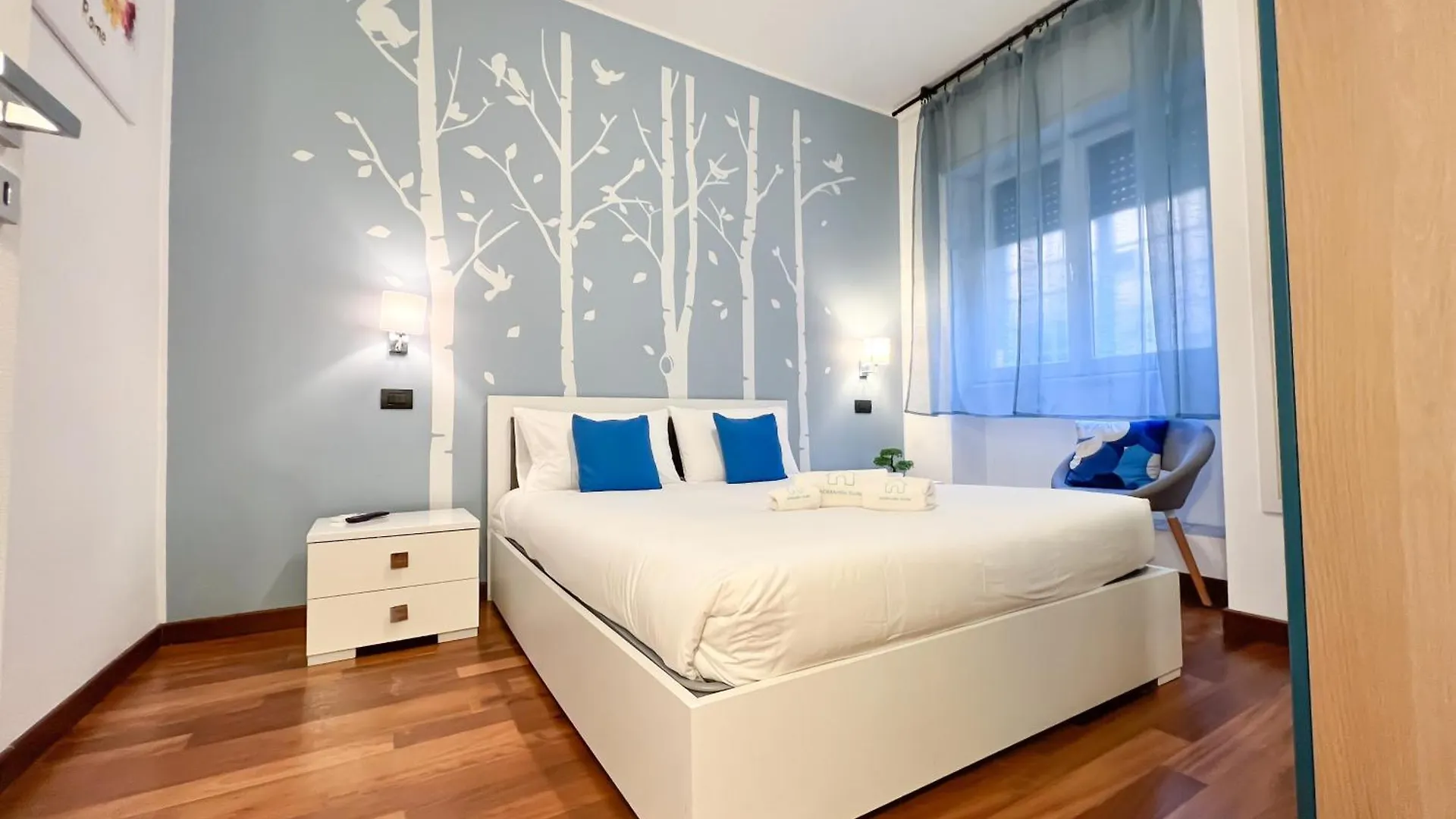 Apartmán Unique House - 3 Bedrooms & 2 Bathrooms With 4 Beds - 100 Meters To The Metro A Řím Itálie